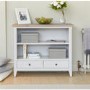 Signature Grey 2 Drawer Low Bookcase