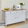 Signature Grey 3 Drawer 2 Door Large Sideboard
