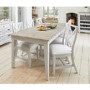 Signature Grey Solid Wood Extending Dining Table