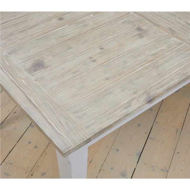 Signature Grey Solid Wood Extending Dining Table