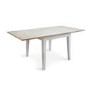 Signature Grey Solid Wood Square Extending Dining Table