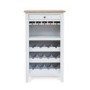 Signature Grey  Wine Rack and Glass Storage Cabinet