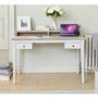 Signature Grey Solid Wood Home Office Desk