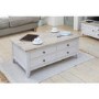 Signature Grey Solid Wood Large Coffee Table
