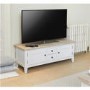 Signature Grey Solid Wood Widescreen TV Unit 