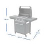 Campingaz 3 Series Premium S - 3 Burner Gas BBQ Grill - Grey