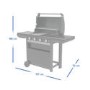 Campingaz 4 Series Select S - 4 Burner Gas BBQ Grill with Side Burner - Grey