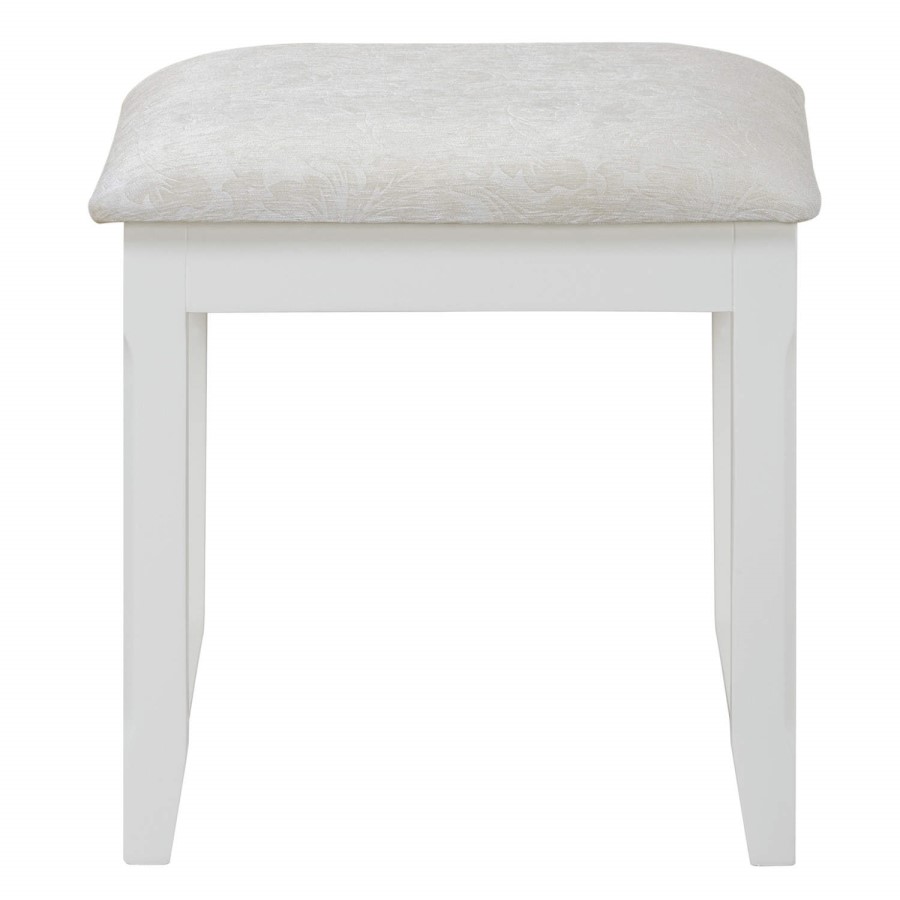 GRADE A1 - Charleston Dressing Table Stool in Cream