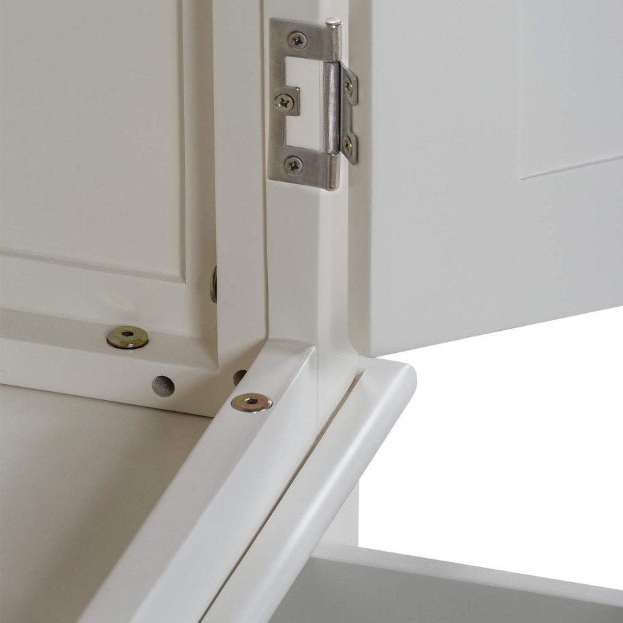 Charleston 3 Door 3 Drawer Wardrobe in Cream and Oak