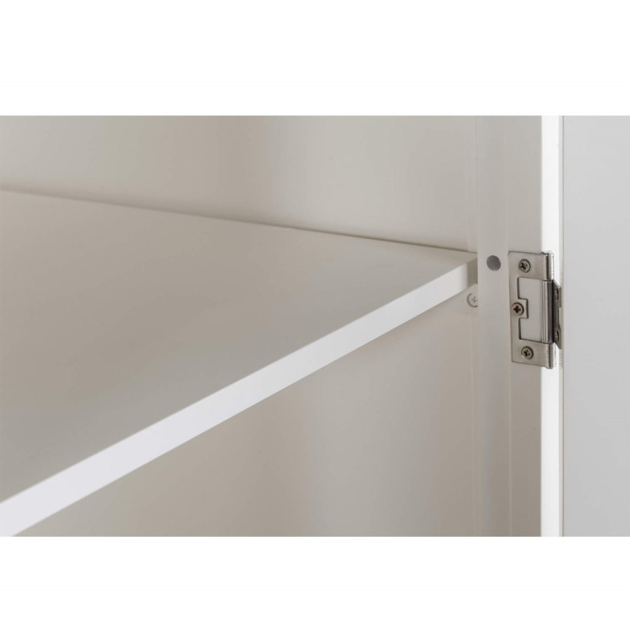 Charleston 3 Door 3 Drawer Wardrobe in Cream and Oak