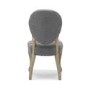 Chantilly Pair of Grey Dining Chair Washed Legs