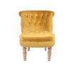 LPD Charlotte Occassional Accent Chair in Golden Mustard