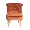 LPD Charlotte Occassional Accent Chair in Burnt Orange