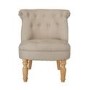 Beige Fabric Accent Chair - Charlotte - LPD