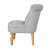 LPD Linen Chair in Light Blue with Button Detail - Charlotte