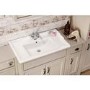 Grey Traditional Bathroom Free Standing Vanity Unit & Basin - W815mm