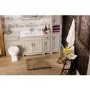 Grey Traditional Bathroom Free Standing Vanity Unit & Basin - W815mm