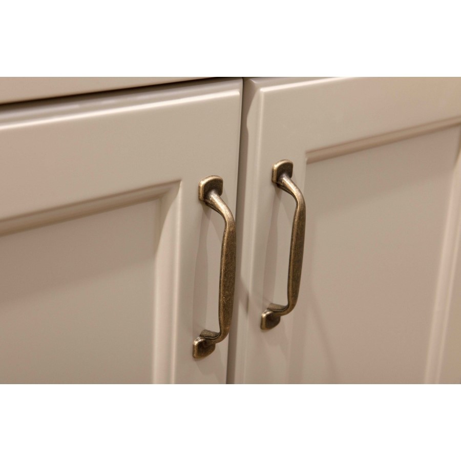 Grey Traditional Bathroom Free Standing Vanity Unit & Basin - W815mm