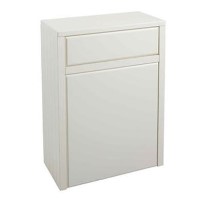 White Traditional WC Toilet Unit without Toilet - W600 x D303mm