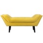 Cheska Small Studded Velvet Bench in Yellow