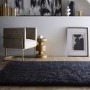Shaggy Black Rug - 200 x 140 cm - Chicago - Origins