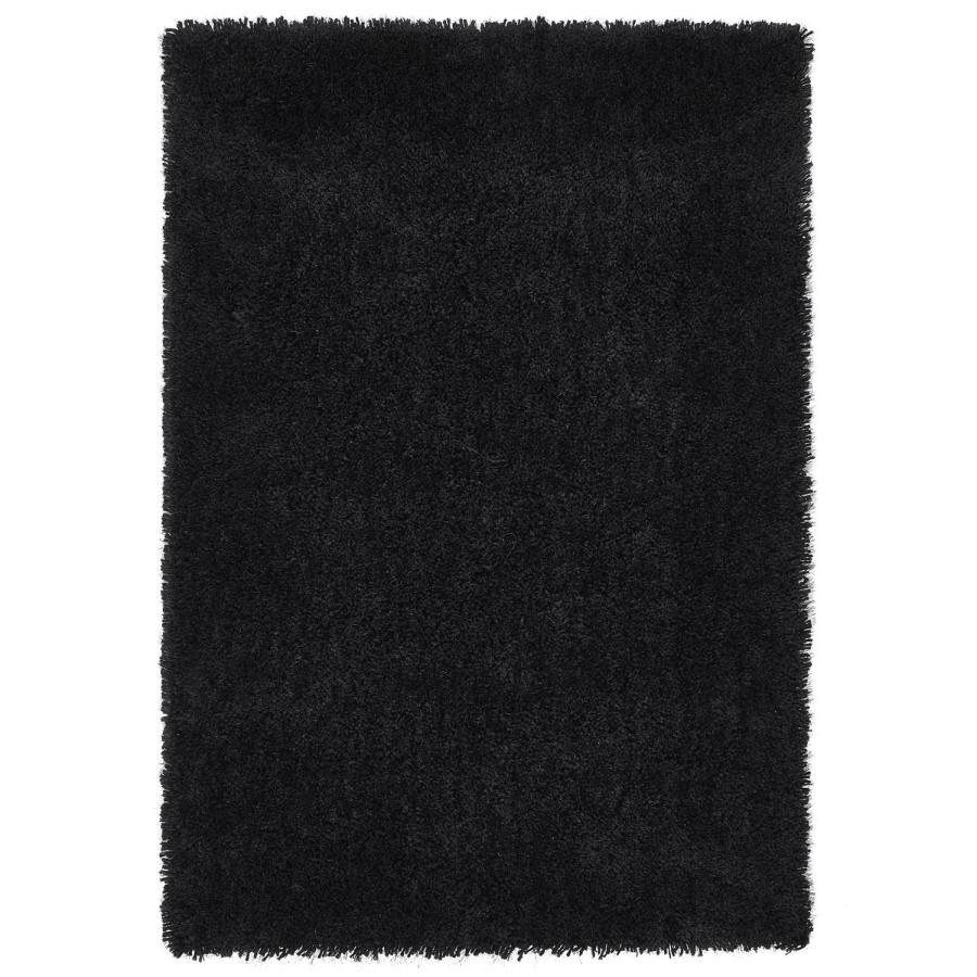 Shaggy Black Rug - 200 x 140 cm - Chicago - Origins
