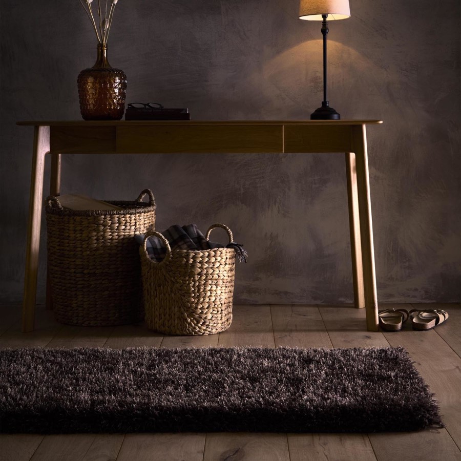 Shaggy Brown Rug - 150 x 90 cm - Chicago - Origins