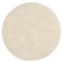Shaggy Cream Round Rug - 133 x 133 cm - Chicago - Origins