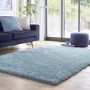 Shaggy Duck Egg Blue Rug - 200 x 140 cm - Chicago - Origins