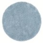 Round Shaggy Duck Egg Blue Rug - 133 x 133 cm - Chicago - Origins