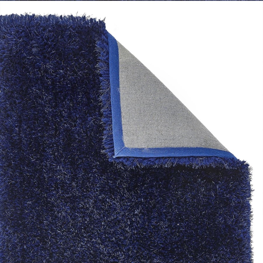 Large Shaggy Indigo Rug - 290 x 200 cm - Chicago - Origins