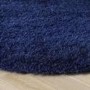 Round Shaggy Indigo Rug - 133 x 133 cm - Chicago - Origins