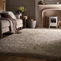 Shaggy Brown Rug - 160 x 110 cm - Chicago - Origins