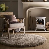 Round Shaggy Brown Rug - 133 x 133 cm - Chicago - Origins