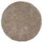 Round Shaggy Brown Rug - 133 x 133 cm - Chicago - Origins