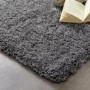Shaggy Grey Runner Rug - 200 x 67 cm - Chicago - Origins