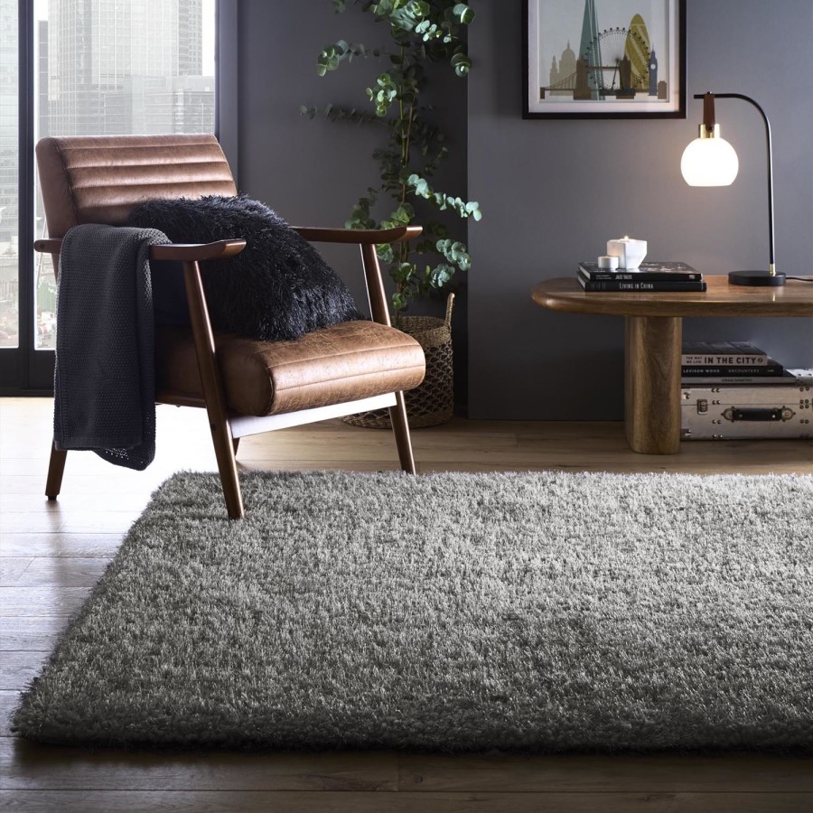 Shaggy Grey Rug - 230 x 160 cm - Chicago - Origins
