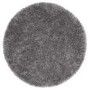Round Shaggy Grey Rug - 133 x 133 cm - Chicago - Origins