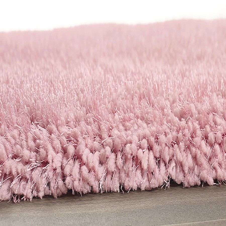 Round Shaggy Pink Rug - 150 x 150 cm - Chicago - Origins