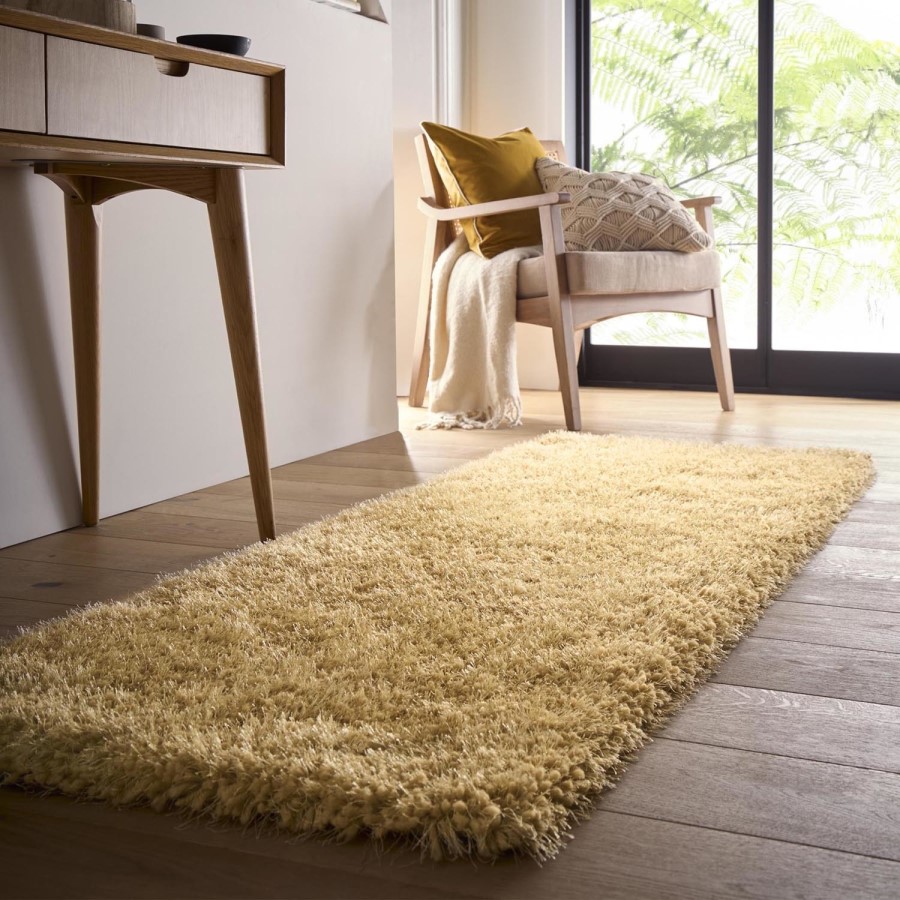 Shaggy Ochre Rug - 150 x 90 cm - Chicago - Origins