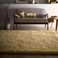 Shaggy Ochre Rug - 200 x 140 cm - Chicago - Origins