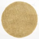 CHICAG_OCHREX_133XCIR Round Shaggy Ochre Rug - 133 x 133 cm - Chicago - Origins