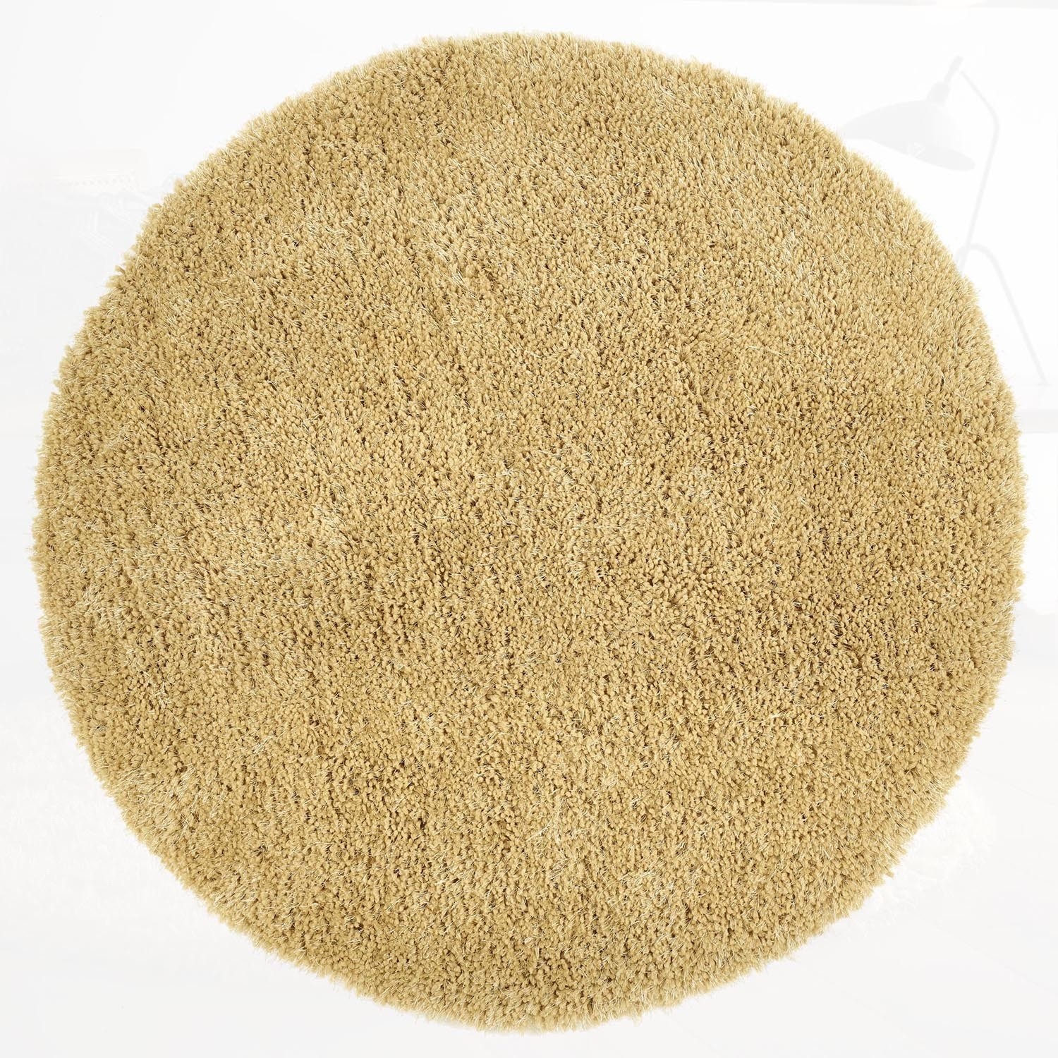 Round Shaggy Rug 133 x 133 cm Chicago Origins
