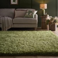 Large Shaggy Green Rug - 290 x 200 cm - Chicago - Origins