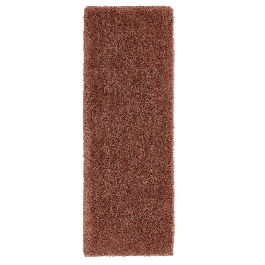 Shaggy Orange Runner Rug - 200 x 67 cm - Chicago - Origins