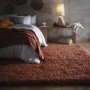 Large Shaggy Orange Rug - 290 x 200 cm - Chicago - Origins