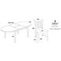 Birlea Furniture Chiltern Dining Set in Brown
