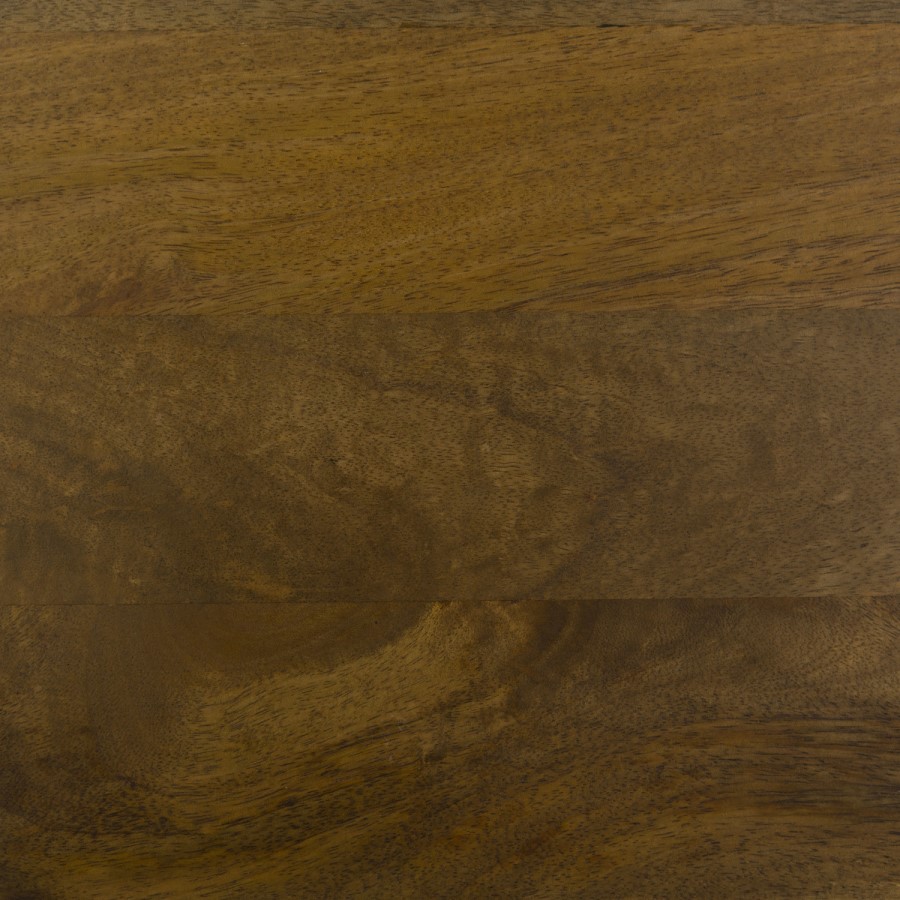 Mango Wood Round 2 Drawer Bedside Table - Chakra