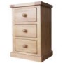 Heritage Furniture Chunky Pine Kids 3 Drawer Bedside Chest