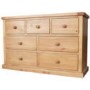 Chunky Solid Pine 4+3 Drawer Chest